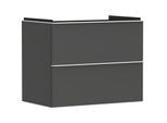 hansgrohe Xelu Q Waschtischunterschrank 54028700 780x605x475mm, 2 Schubladen, diamantgrau matt, mattweiß