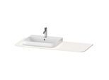 Duravit Happy D.2 Waschtisch-Konsole HP031KL2222 130 x 55 cm, mit 1 Ausschnitt, Links, weiß hochglanz