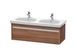 Duravit Ketho Waschtisch-Unterschrank KT666907979 115 x 45,5 cm, nussbaum natur, 1 Auszug, wandhängend