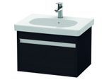 Duravit Ketho Waschtisch-Unterschrank KT667001616 60 x 45,5 cm, Eiche schwarz, 1 Auszug, wandhängend
