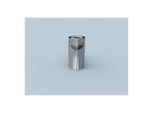 Bertrams Polyline LAS Rohr 42RL500-A80 500 mm, DN 80/125, außen, Edelstahl