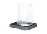 Keuco Edition 11 Glashalter 11150139000 Schwarzchrom gebürstet