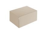 Keuco Edition 11 Art Sideboard 32541850801 80x35x49cm, 1 Frontauszug, Innenbeleuchtung, Glas satiniert, sand