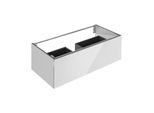 Keuco Waschtischunterschrank Edition 11 Art 32511351200 120x35x49cm, 1 Frontauszug, Lack seidenmatt, Glas, manhattan
