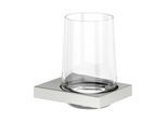 KEUCO Edition 11 Glashalter 11150219000 mit Echtkristallglas, Edelstahl-Finish