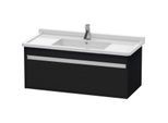 Duravit Ketho Waschtisch-Unterschrank KT666501616 100 x 45,5 cm, Eiche schwarz, 1 Auszug, wandhängend