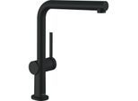 hansgrohe Talis M54 Küchenarmatur 72840670 1jet, mattschwarz