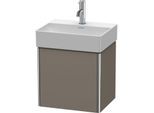 Duravit XSquare Waschtisch-Unterschrank XS4060R9090 43,4x39,7x34cm, Tür rechts, Flannel Grey seidenmatt
