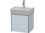 Duravit XSquare Waschtisch-Unterschrank XS4060R9797 43,4x39,7x34cm, Tür rechts, Lichtblau seidenmatt