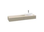 Villeroy & Boch Antao Waschtischunterschrank 1600x190x500mm L16053HK mit Beleuchtung FK/AP: HK/3