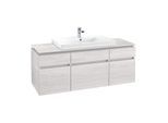 Villeroy & Boch Legato Waschtischunterschrank B69900E8 140x55x50cm, White Wood