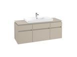Villeroy & Boch Legato Waschtischunterschrank B69900VK 140x55x50cm, Soft Grey