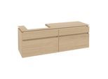 Villeroy & Boch Legato Waschtischunterschrank B68900VJ 160x55x50cm, Nordic Oak
