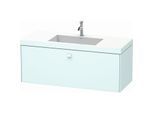 Duravit Brioso c-bonded Waschtisch mit Unterbau BR4603O0909, 120x48cm, Lichtblau Matt, 1 Hahnloch
