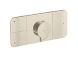 hansgrohe Axor One Fertigmontageset 45713820 Unterputz-Thermostatmodul, 3 Verbraucher, brushed nickel