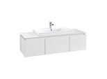 Villeroy & Boch Legato Waschtischunterschrank B698L0DH 140x38x50cm, mit LED-Beleuchtung, Glossy White