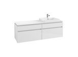 Villeroy & Boch Legato Waschtischunterschrank B69100DH 160x55x50cm, Glossy White