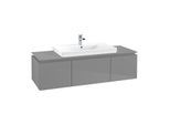 Villeroy & Boch Legato Waschtischunterschrank B69800FP 140x38x50cm, Glossy Grey