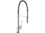 hansgrohe Axor Citterio Küchenarmatur 39840000 Semi-Pro, Schwenk-Auslauf, chrom