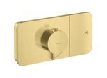 hansgrohe Axor One Fertigmontageset 45711950 Unterputz-Thermostatmodul, 1 Verbraucher, brushed brass