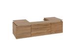 Villeroy und Boch Legato Waschtischunterschrank B69800RH 140x38x50cm, Waschtisch mittig, Kansas Oak