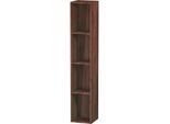 Duravit L-Cube Regalelement LC120507979 18x18cm, 4 Fächer, vertikal, nussbaum natur