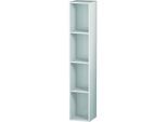 Duravit L-Cube Regalelement LC120502222 18x18cm, 4 Fächer, vertikal, weiß hochglanz