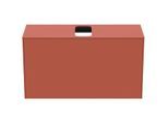 Ideal Standard Conca Waschtisch-Unterschrank T3936Y3 mit Ausschnitt, 1 Auszug, 100x37x55 cm, mittig, Sunset matt lackiert
