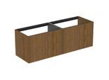 Ideal Standard Conca Waschtisch-Unterschrank T3990Y5 ohne Waschtisch-Platte, 4 Auszüge, 160x50,5x54 cm, Walnuss dunkel Furnier