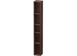 Duravit L-Cube Regalelement LC120602121 18x18x140cm, 5 Fächer, vertikal, nussbaum dunkel