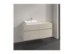 Villeroy und Boch Collaro Waschtischunterschrank C082B0VN 120x54,8x50cm, Waschtisch links, LED-Beleuchtung 8,8 W, cashmere grey