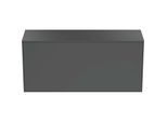 Ideal Standard Conca Waschtisch-Unterschrank T4320Y2 ohne Ausschnitt, 1 Auszug, 120 x 37 x 55 cm, Anthrazit matt lackiert