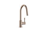 Dornbracht VAIA Pull-down Küchenarmatur 33870809-42 herausziehbar, mit Brausefunktion, Ausladung 240mm, Bronze gebürstet