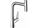 hansgrohe Talis Select S M5115-H220 Küchenarmatur 73852000, chrom, mit Ausziehauslauf, mit sBox