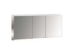Emco prime Aufputz-Lichtspiegelschrank 949706349 1400x700mm, 3-türig, aluminium/weiss