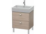 Duravit Brioso Waschtischunterbau BR443301021 584x459mm, Pine Silver/Chrom, 2 Auszüge