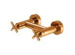 Steinberg Serie 250 Brause-Zweigriffarmatur 2501200RG Aufputz, für Dusche, Rose Gold