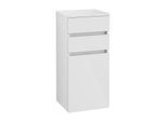 Villeroy & Boch Legato Seitenschrank B72800DH 40x87x35cm, Anschlag links, Glossy White