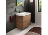 hansgrohe Xilesa E Waschtischunterschrank 54296550 780x470mm, 2 Schubkästen PushOpen, Eiche Kaschmir