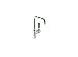Hewi AQ Waschtischarmatur AQ1.12M1064072 Griff maigrün, Rundrohr, Ausladung 187mm, verchromt