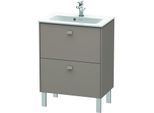 Duravit Brioso Waschtischunterbau BR440604343 620x389mm, Basalt Matt, 2 Auszüge