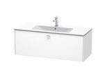 Duravit Brioso Waschtischunterschrank BR400401018 1220x479mm, Weiß Matt, 1 Auszug, Griff Chrom