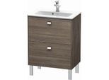 Duravit Brioso Waschtischunterbau BR440601051 620x389mm, Pine Terra/Chrom, 2 Auszüge