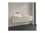 Villeroy und Boch Antao Waschtisch-Unterschrank L37010HJ 160x36x50cm, Waschbeckenplattenfarbe Lack, silk grey matt lacquer