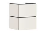 hansgrohe Xilesa E Waschtischunterschrank 54291780 480x470mm, 2 Schubkästen PushOpen, sandbeige matt