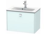 Duravit Brioso Waschtischunterbau BR401001009 620x389mm, Compact, Lichtblau Matt/Chrom, 1 Auszug