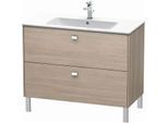 Duravit Brioso Waschtischunterbau BR440301031 1020x479mm, Pine Silver/Chrom, 2 Auszüge
