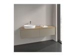 Villeroy und Boch Antao Waschtisch-Unterschrank K37011HK 160x36x50cm, Waschbeckenplattenfarbe honey oak, stone grey matt lacquer