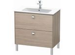 Duravit Brioso Waschtischunterbau BR440201031 820x479mm, Pine Silver/Chrom, 2 Auszüge
