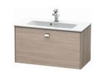Duravit Brioso Waschtischunterbau BR401101031 820x389mm, Compact, Pine Silver/Chrom, 1 Auszug